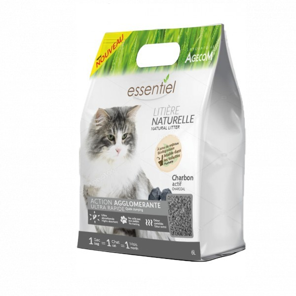 Areia de gato Naturelle Biodegradável - 3 perfumes á escolha