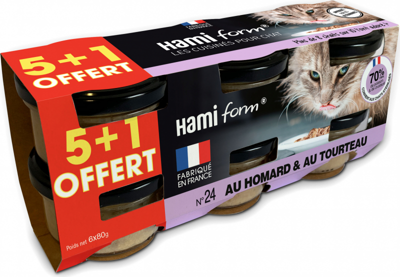 HAMIFORM Les cuisines GRATIS Comida húmeda para gatos pack 5 + 1 GRATIS