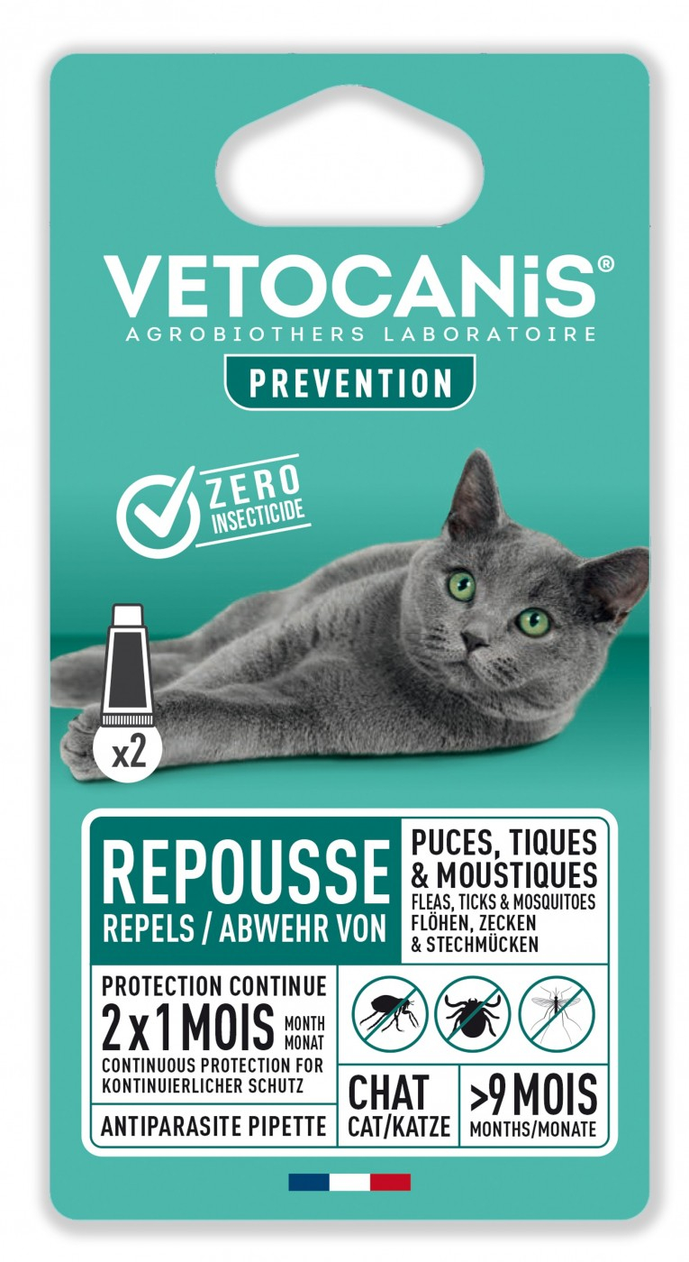 Vetocanis Pipettes antiparasitaires pour chat