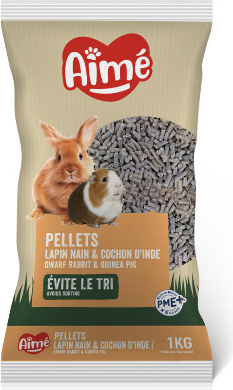 Aimé Nutri'Balance Pasto completo per Coniglio nano e Porcellino d'India