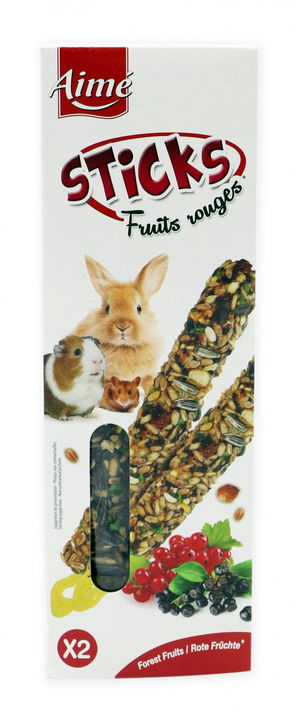 Aimé Sticks Barritas de frutos rojos para conejos y roedores