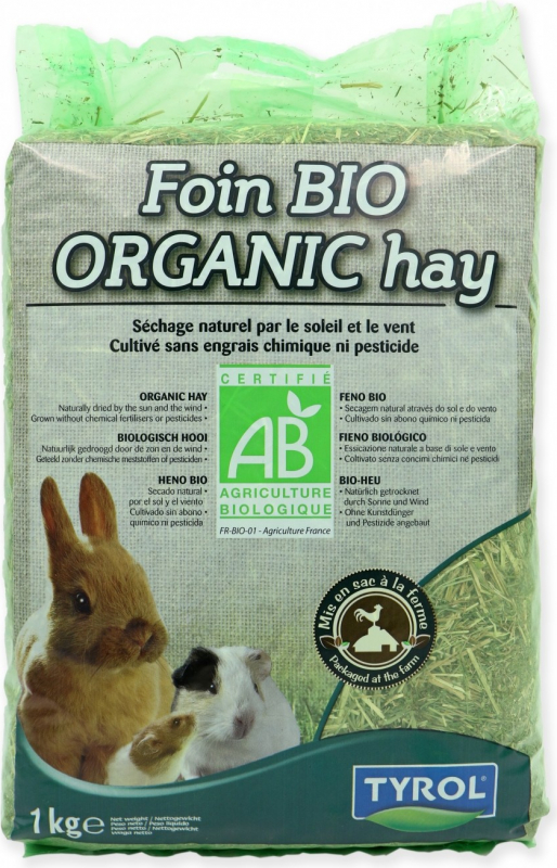 Tyrol Fieno Bio Semi-compresso per Roditore e Coniglio