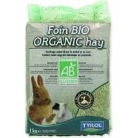 Tyrol Foin Bio Semi Comprimido para roedores e coelhos