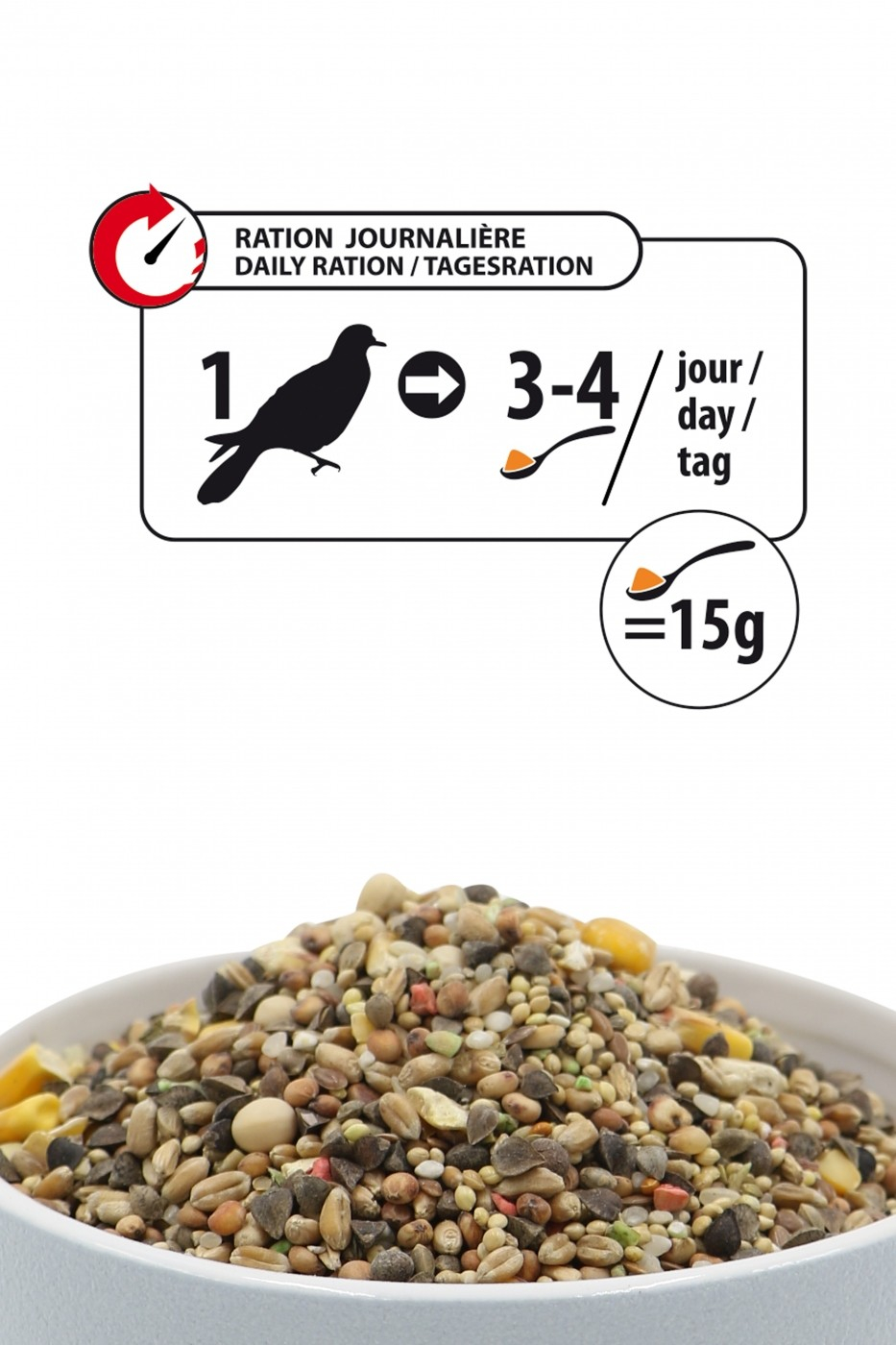 Aimé Nutri'Balance Expert Repas Premium Aliment Complet pour Tourterelle