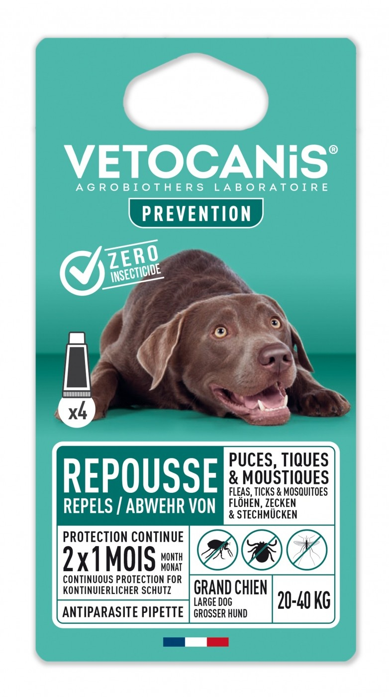 Pipette antipulci e antizecche per cani VETOCANIS