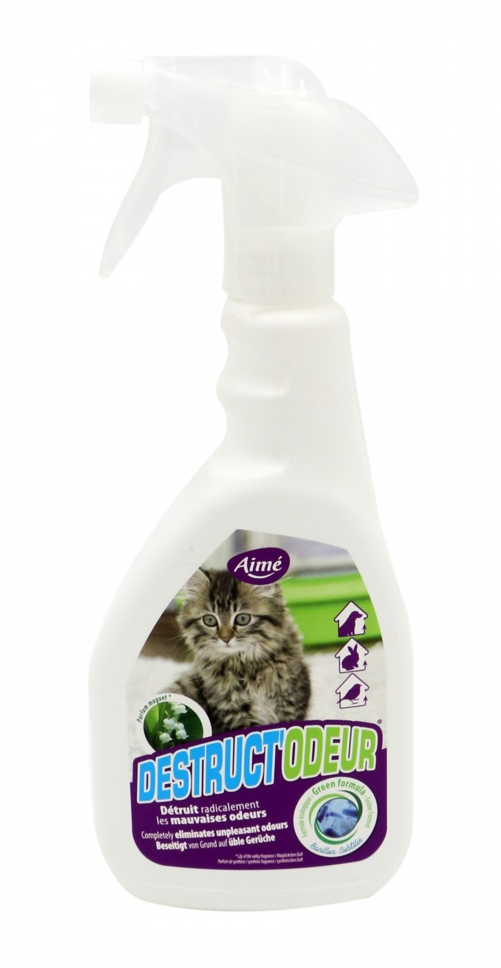 Geruchsentferner mit Maiglöckchen-Parfüm für Katzen oder Nagetiere