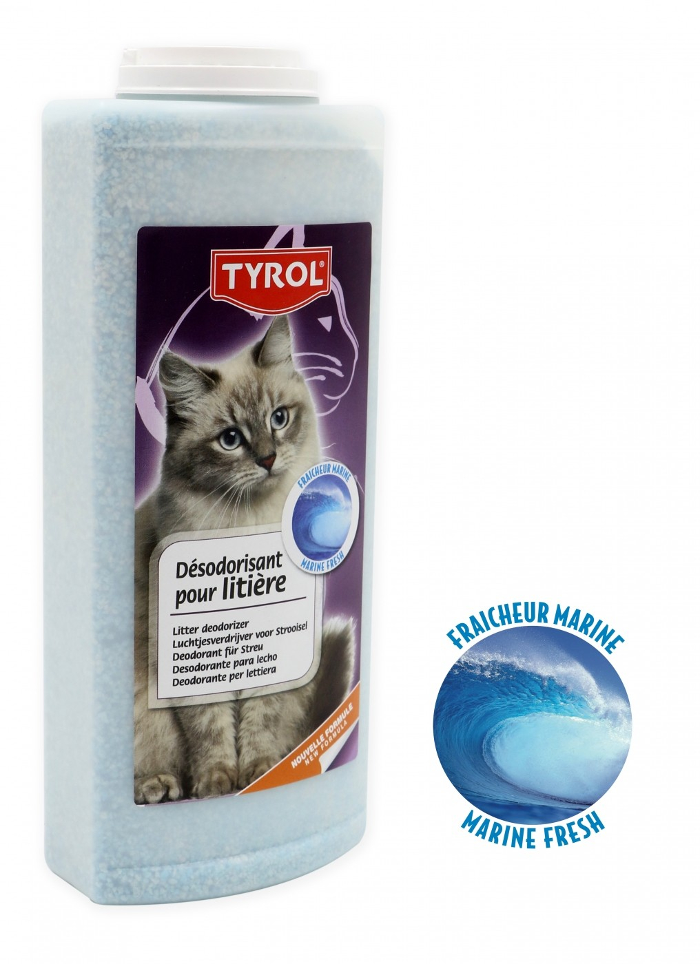 Desodorante para arena de gato