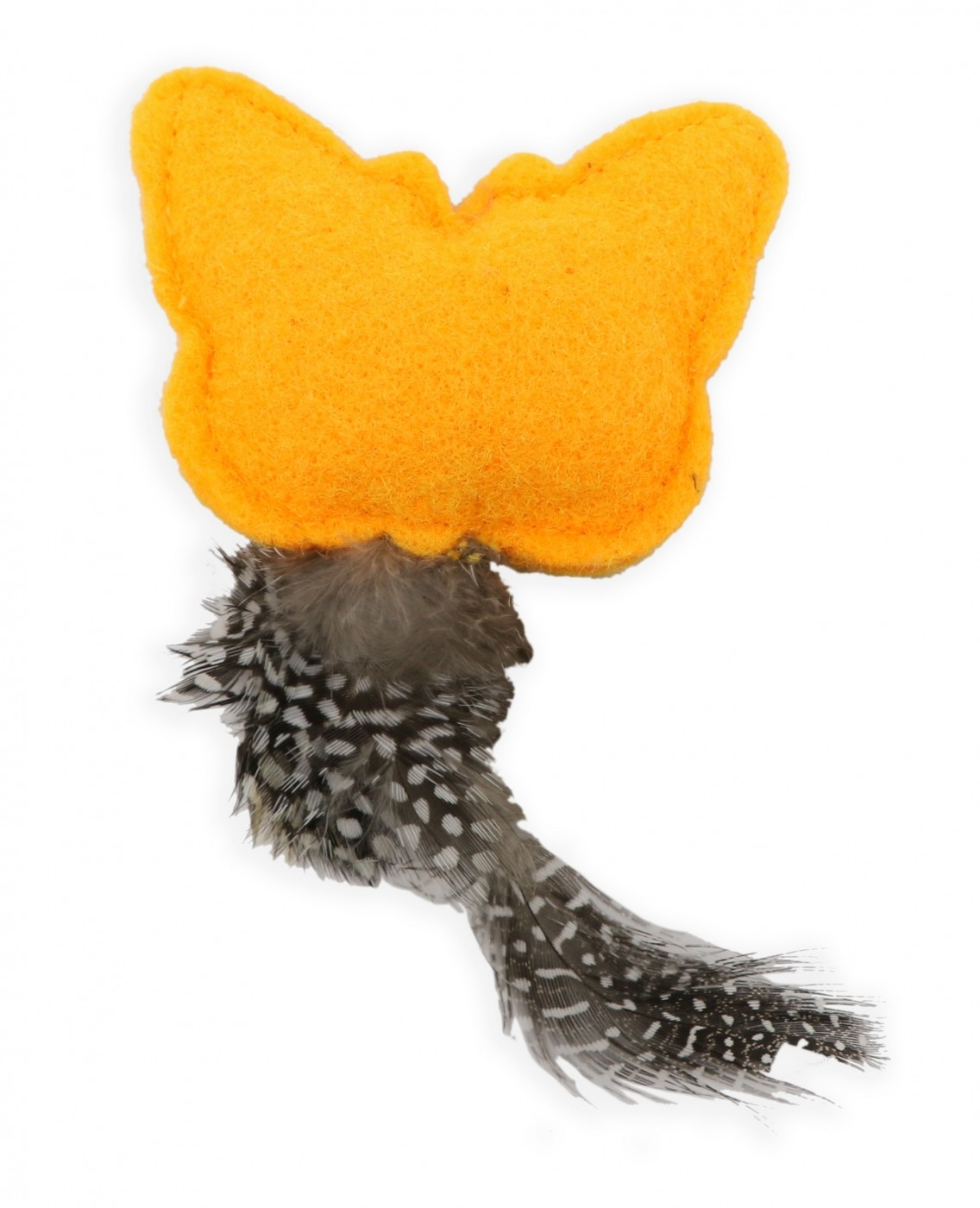 Mariposa de felpa y pluma con Papel Crinckle y olor a menta