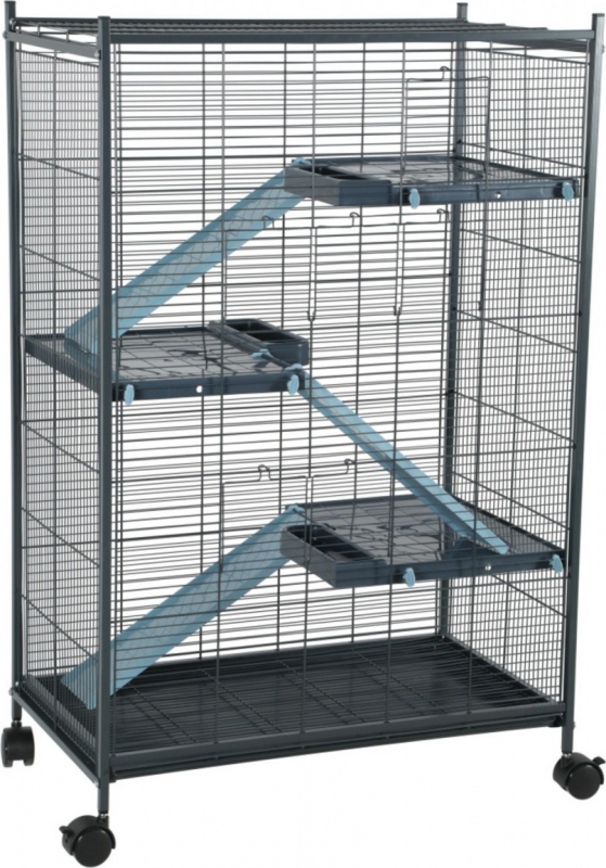 Cage pour petits rongeurs - H107cm - Zolux Indoor2 max loft 2 