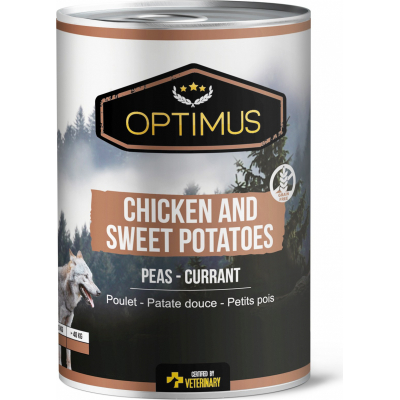 OPTIMUS Fresh Meat Pollo fresco sin cereales para perros adultos