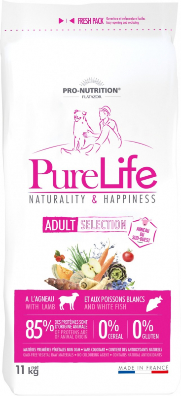 PRO-NUTRITION Pure Life Selection Agneau croquettes pour chien adulte