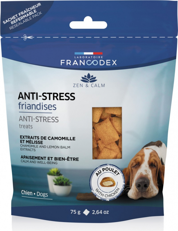 Francodex Anti-Stress-Leckerbissen für Hunde - 75g