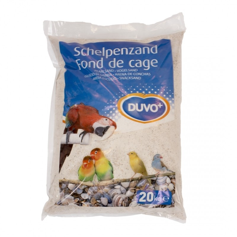Duvo + fuer Käfigboden weißer Sand