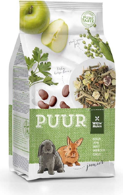 Witte Molen Puur - Alimento completo para coelho anão júnior