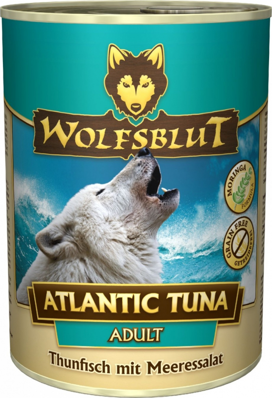 WOLFSBLUT Atlantic Tuna Nassfutter für Hunde mit Thunfisch