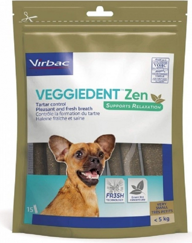 VIRBAC Veggiedent Zen Kauwurzeln für Hunde - in verschiedenen Größen erhältlich