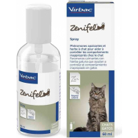 ZENIFEL Spray - Spray aux phéromones apaisantes pour chats 60mL - Véto Malin