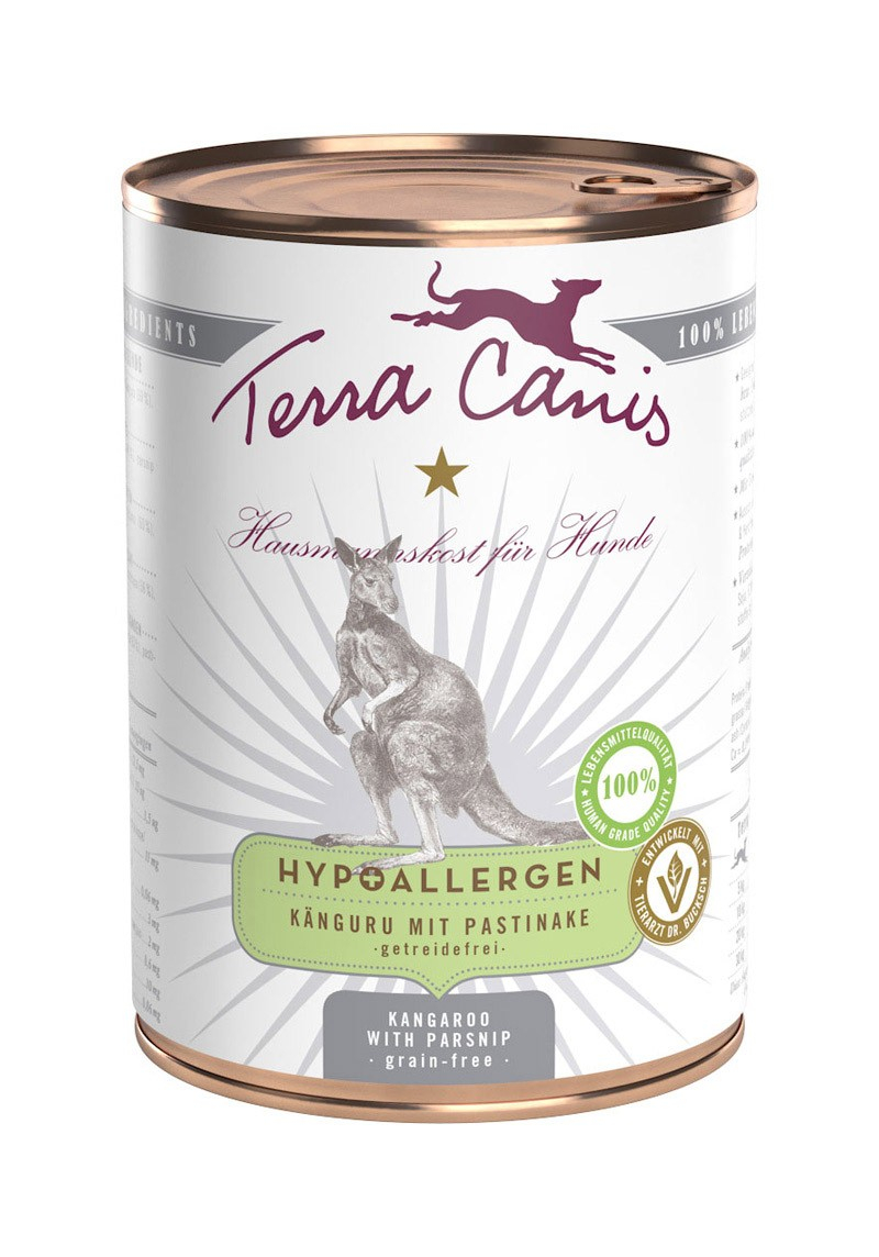 TERRA CANIS Hypoallergen latas para perros - 2 sabores para escoger