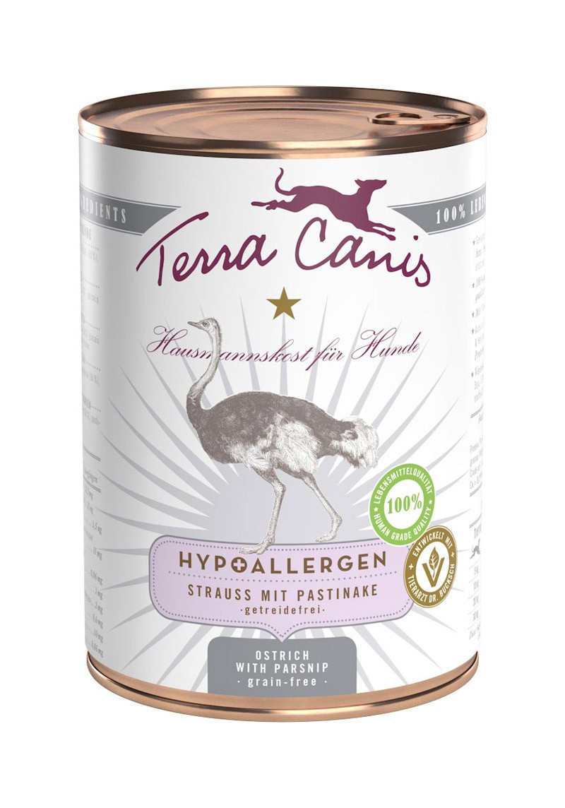 TERRA CANIS hypoallergene Pastete für Hunde - 2 Geschmacksrichtungen zur Auswahl