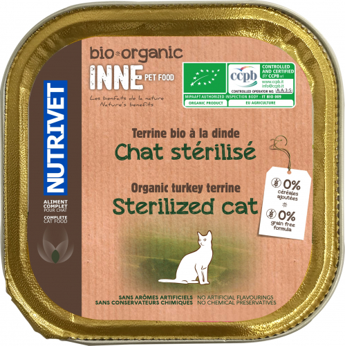 Nutrivet Inne Bio Terrine Chat Sterilise