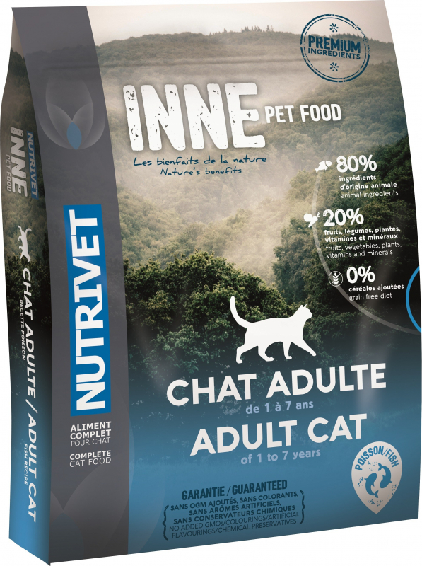 NUTRIVET Inne pour chat adulte 2 saveurs disponibles