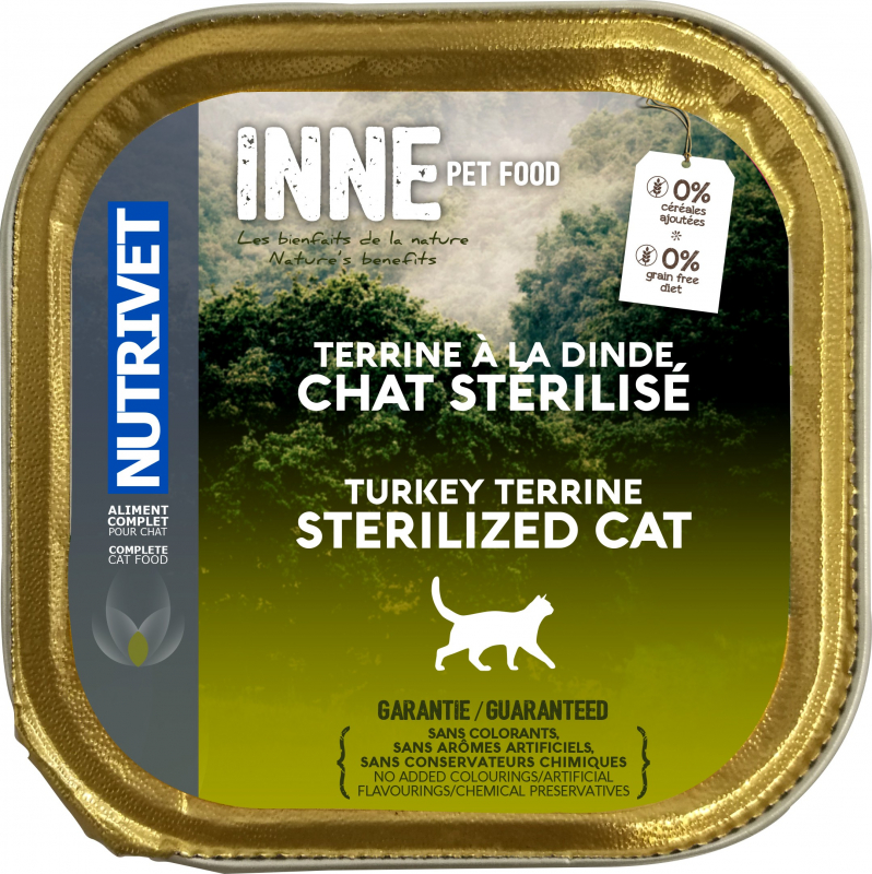NUTRIVET Inne Terrine Cat Sterilized - met kip