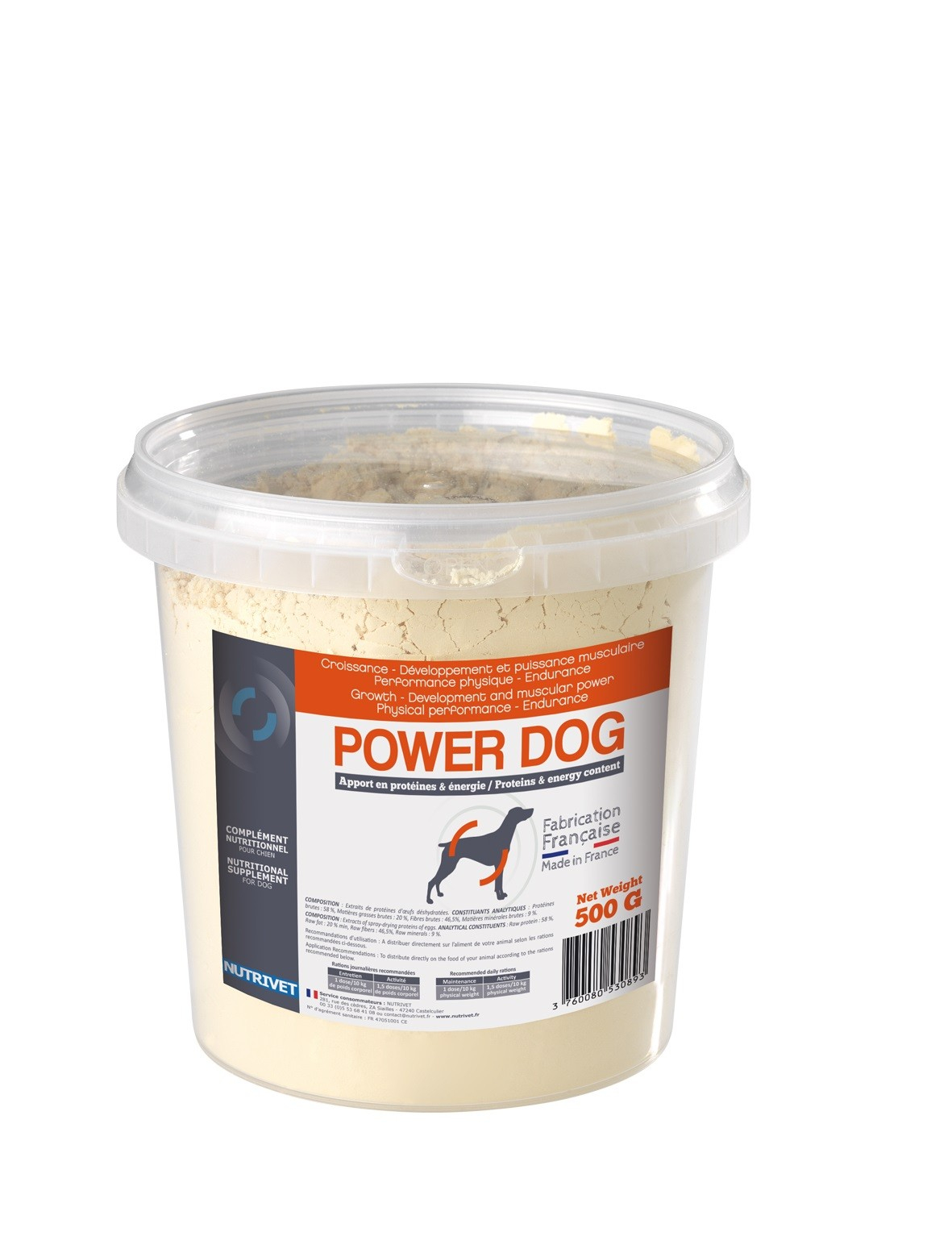 NUTRIVET Power Dog Complemento alimenticio para cachorro