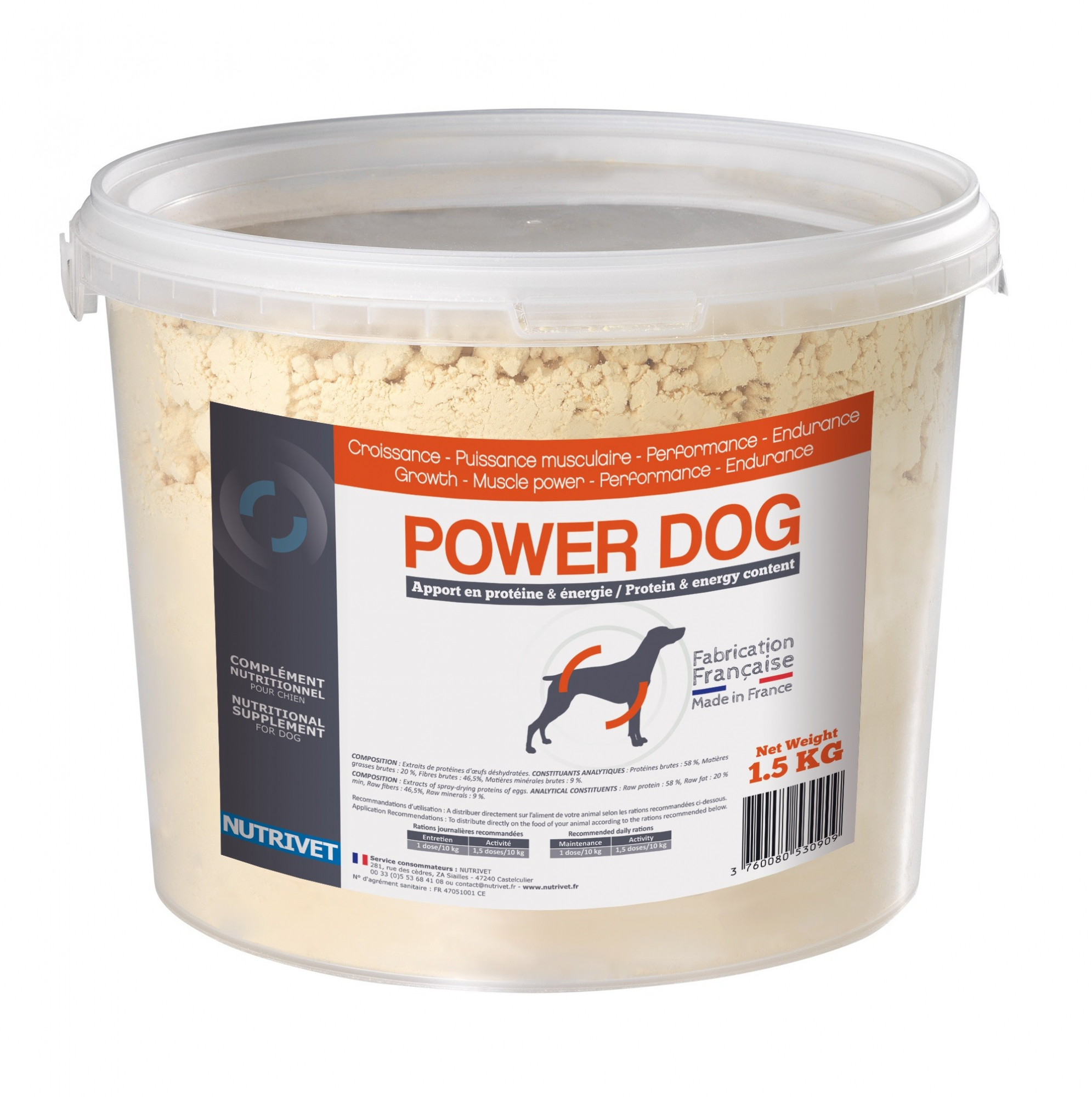 NUTRIVET Power Dog voor puppy's