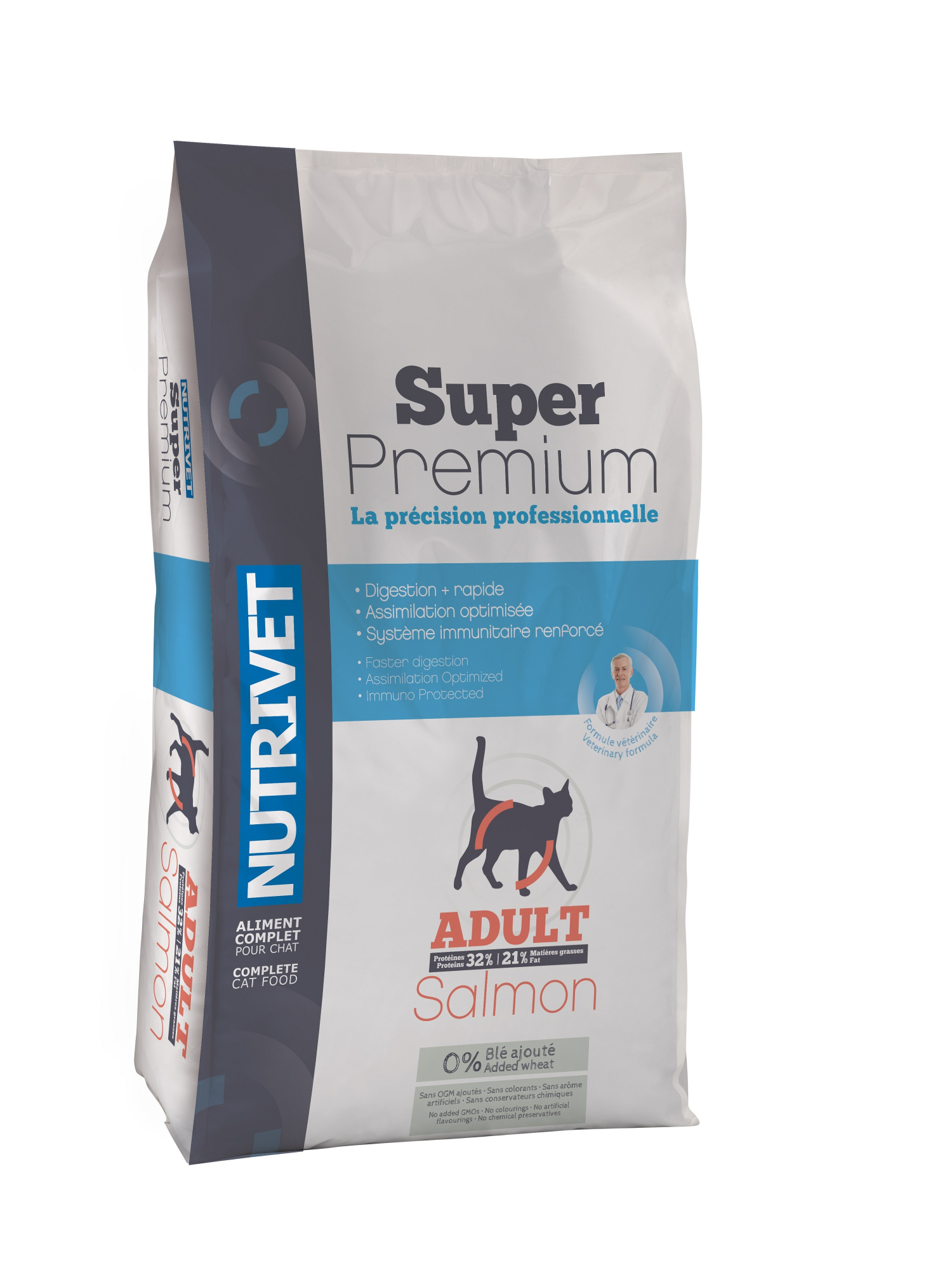 NUTRIVET Super Premium Salmón para gato adulto