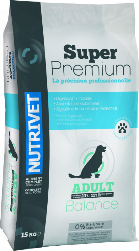 NUTRIVET Super Premium Balance Adult mit Geflügel für erwachsene Hunde