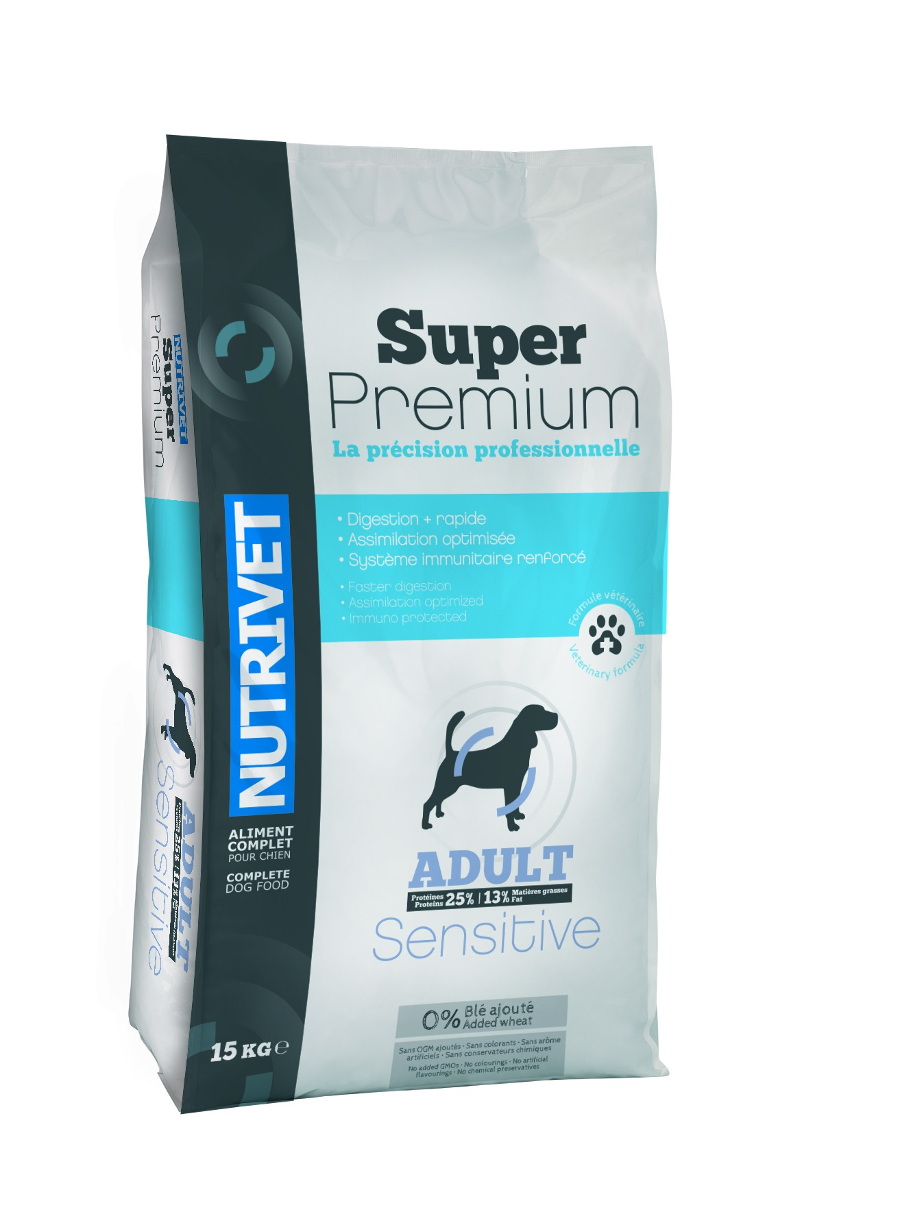 NUTRIVET Super Premium Sensitive - Ração seca de carne de aves para cão adulto