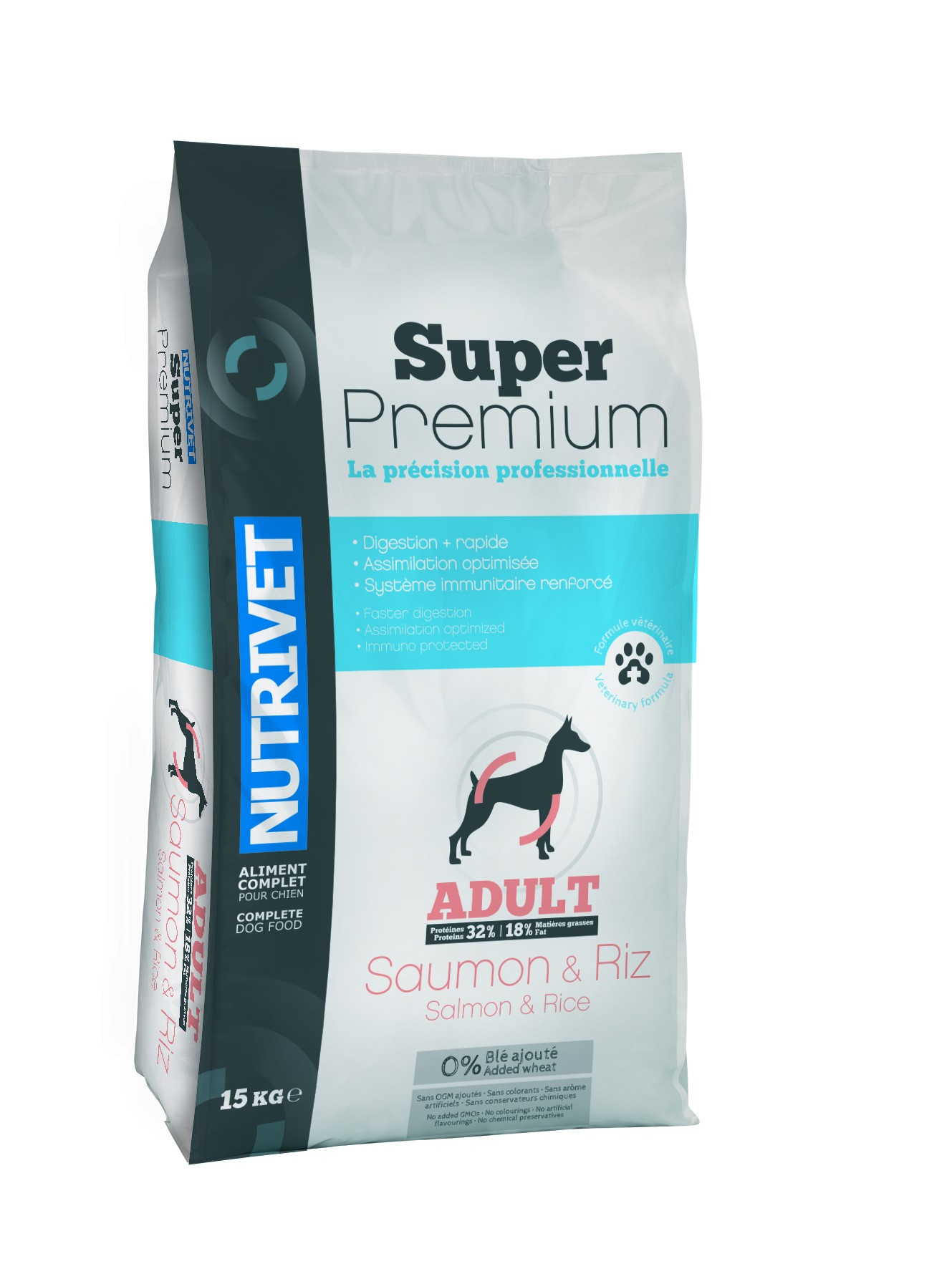 NUTRIVET Super Premium Adult mir Lachs & Reis für Hunde