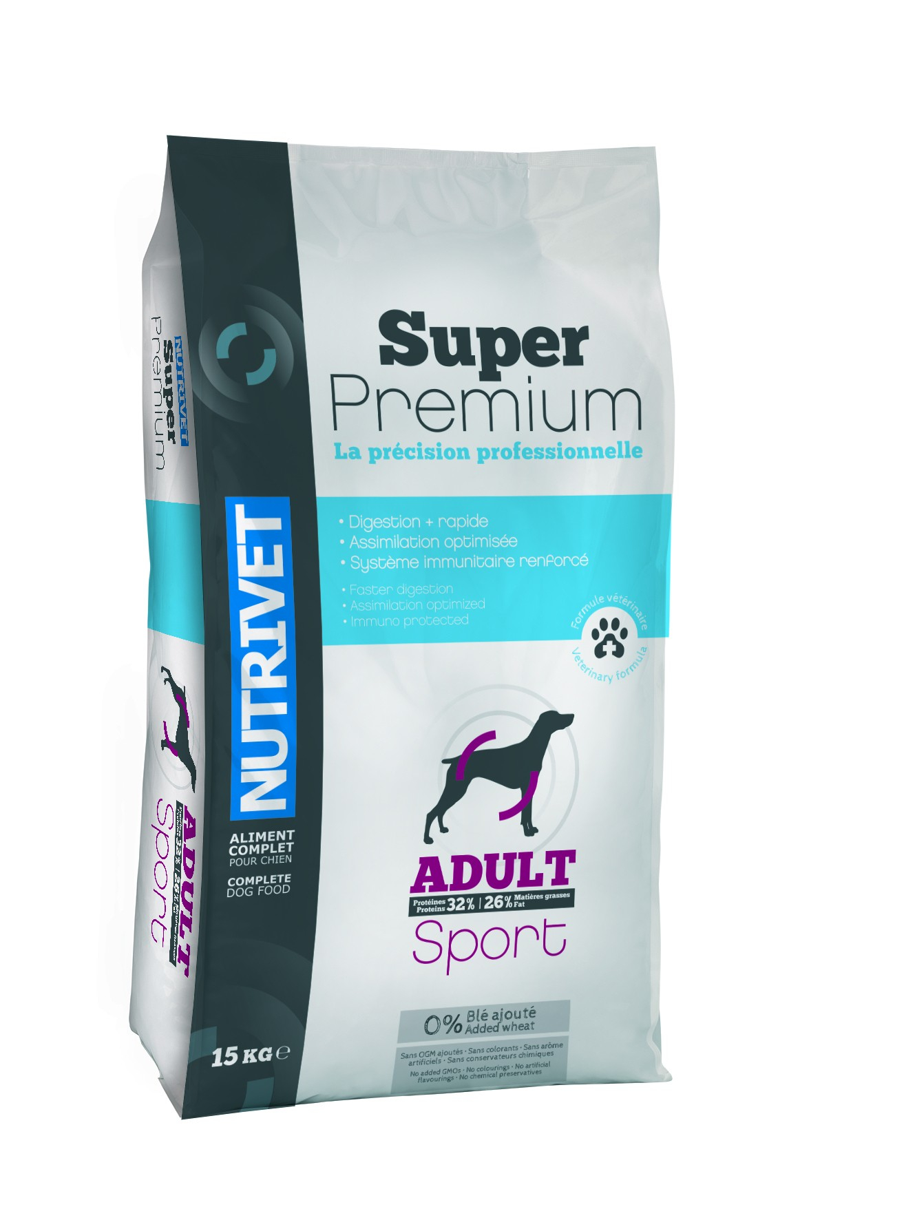 NUTRIVET Super Premium Sport Adult Geflügel für Hunde