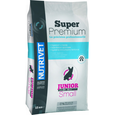 NUTRIVET Super Premium Volaille pour jeune chien de petite taille