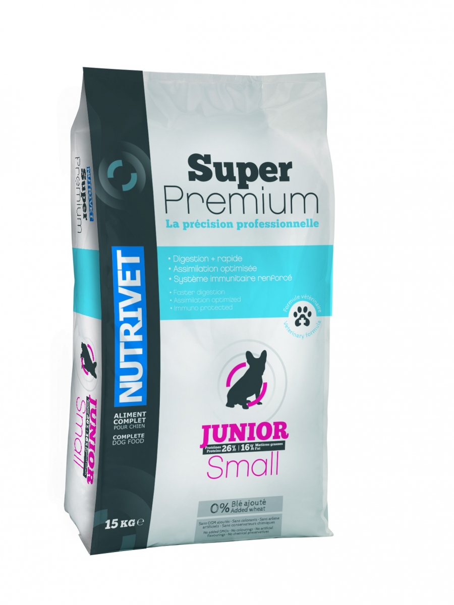 NUTRIVET Super Premium Junior Small, met gevogelte