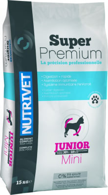 NUTRIVET Super Premium Ave para perro joven de tamaño muy pequeño