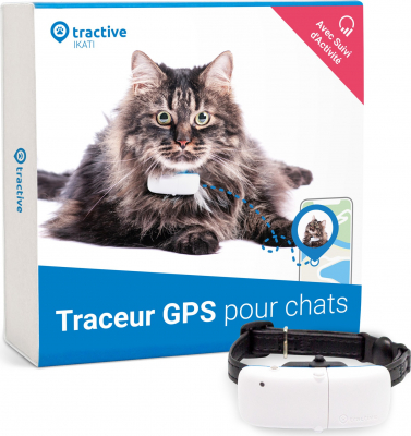 Tractive traceur GPS pour chats avec suivi d'activité