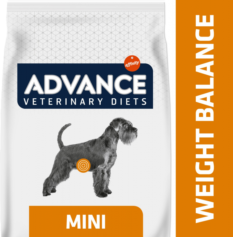 Advance Veterinary Diets - Weight Balance Mini croquettes pour petit chien en surpoids