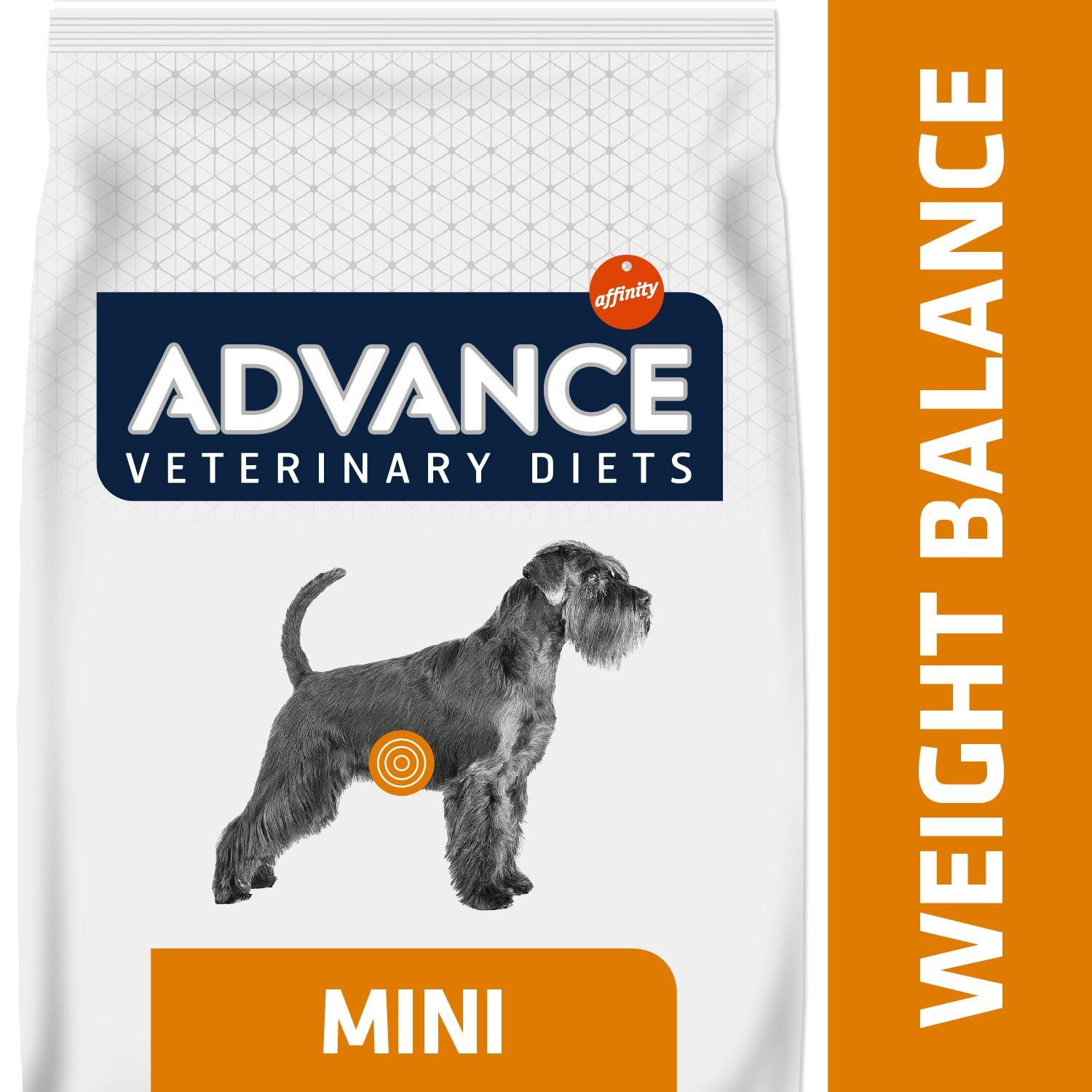 Mini croquetes veterinários para cães pequenos com excesso de peso Advance Veterinary Diets - Weight Balance Mini
