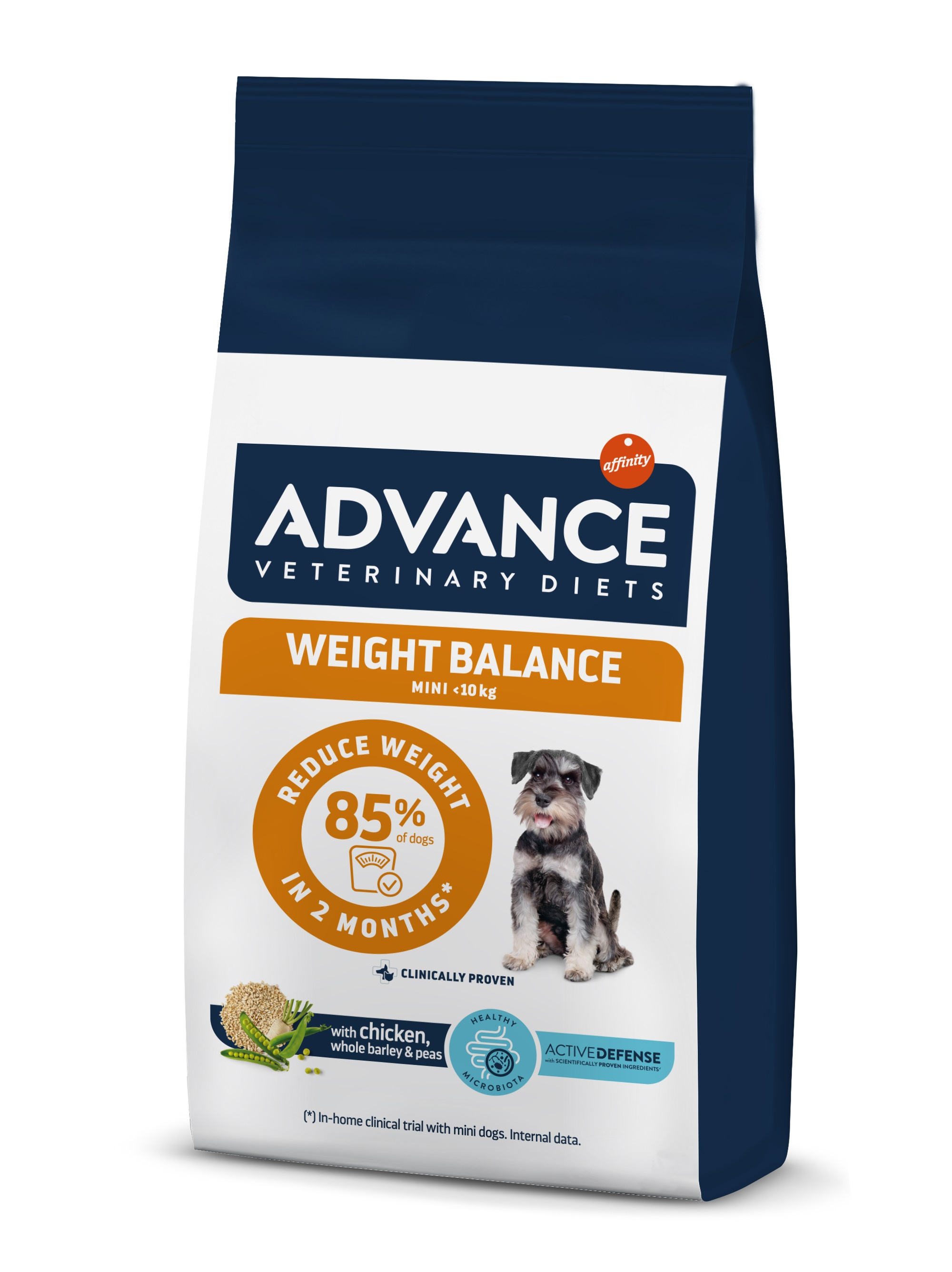 ADVANCE VETERINARY DIETS - Weight Balance Mini krõbinad ülekaalulisele väikesele koerale