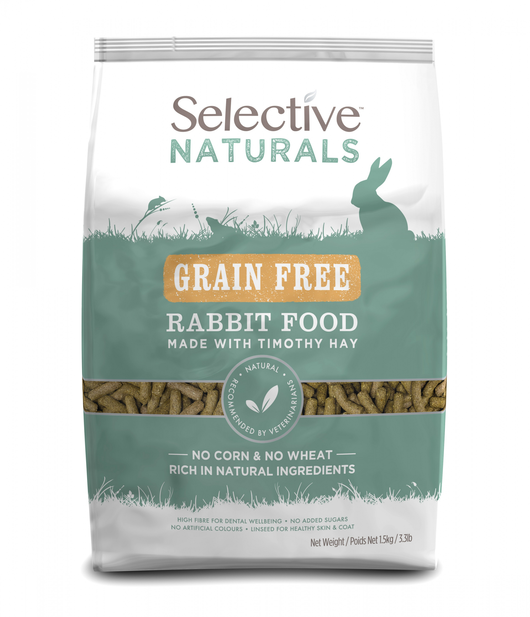 Nutrição para coelho Selective Naturals Grain Free de Supreme Science