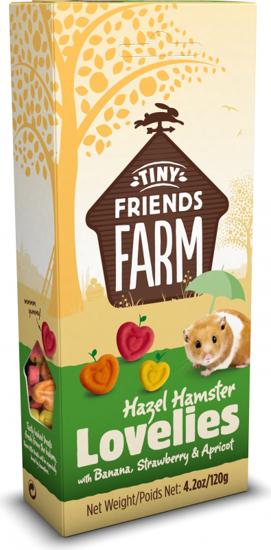 Biscuits TINY FRIENDS FARM aux fruit et légumes pour hamster