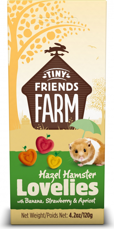 Biscuits TINY FRIENDS FARM aux fruit et légumes pour hamster