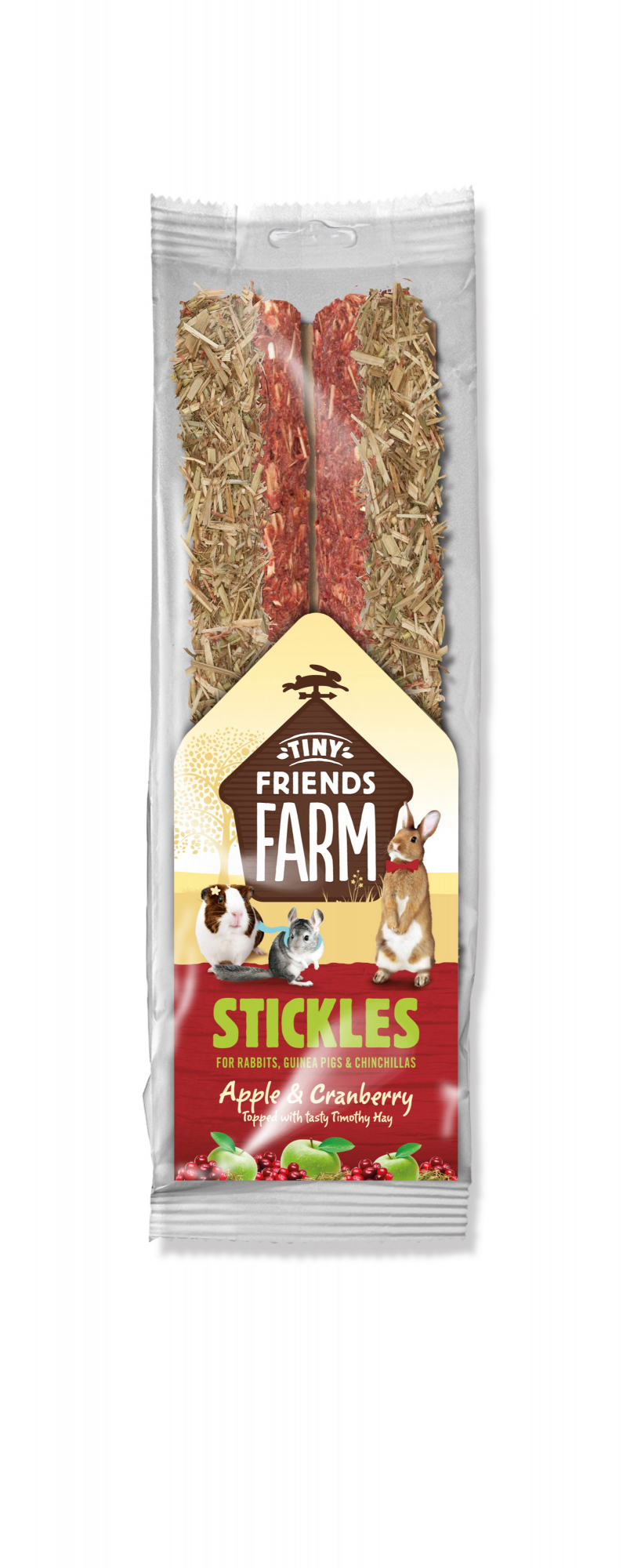 Snack TINY FRIENDS FARM Sticks mit Apfel und Cranberries