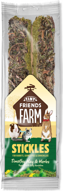 Friandise TINY FRIENDS FARM Bâtonnets foin de fléole