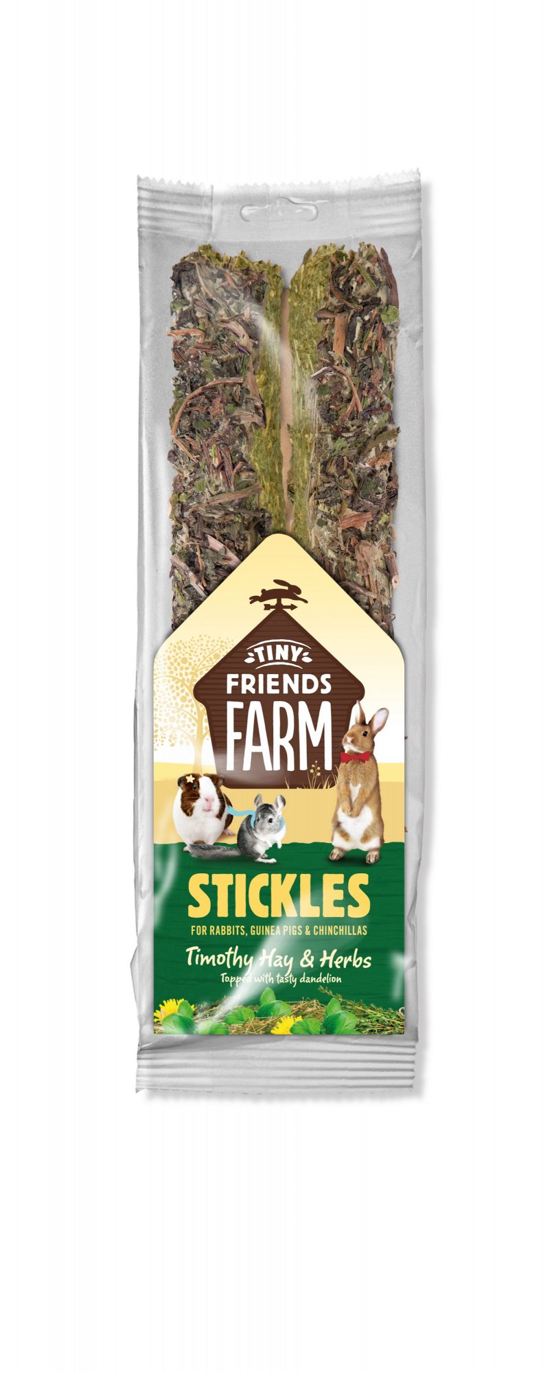 Snack TINY FRIENDS FARM Sticks mit Timothy Heu