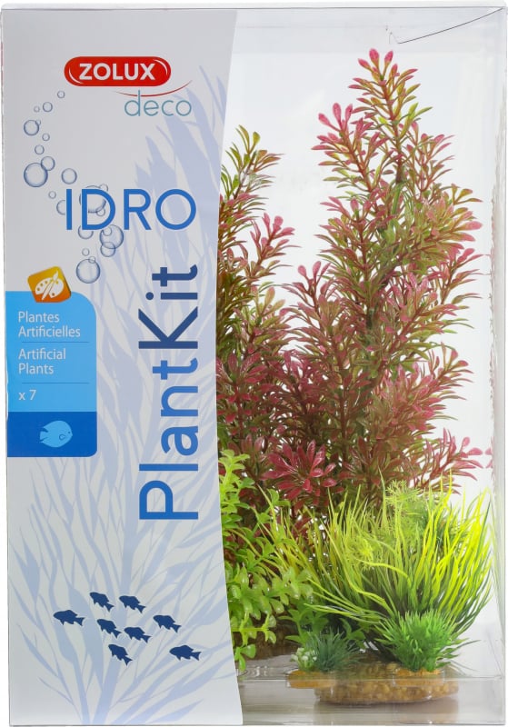 Assortiment de 7 plantes artificielles Plantkit IDRO 