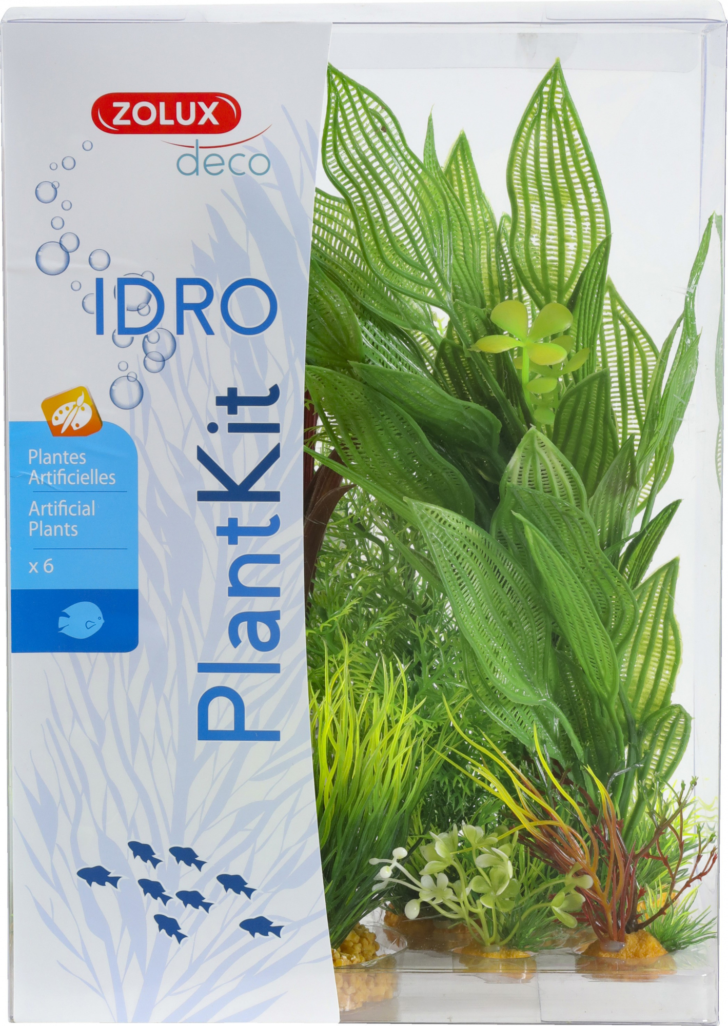 Assortimento di 6 piante artificiali Plantkit IDRO - N ° 2