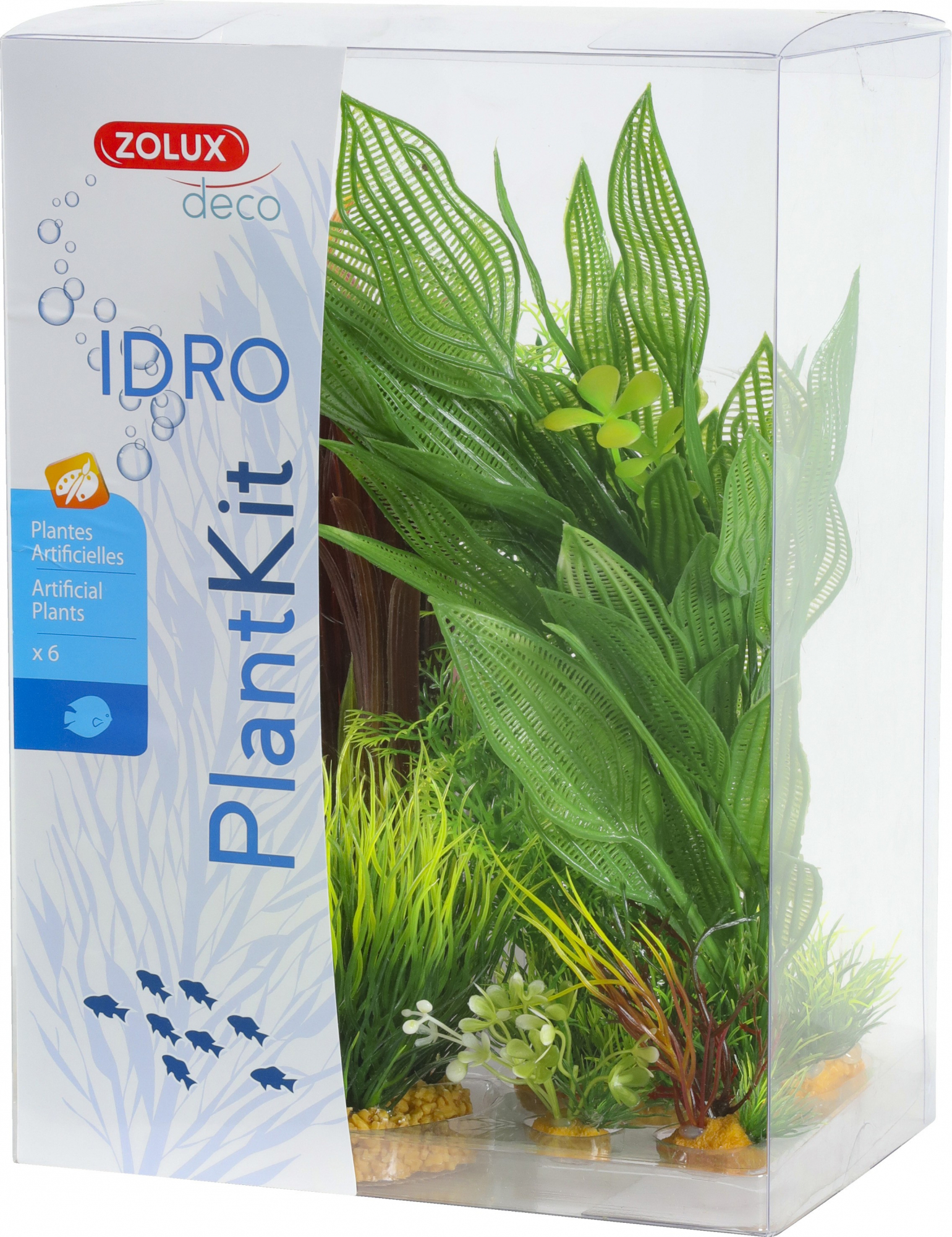 Assortiment de 6 plantes artificielles Plantkit IDRO - N°2