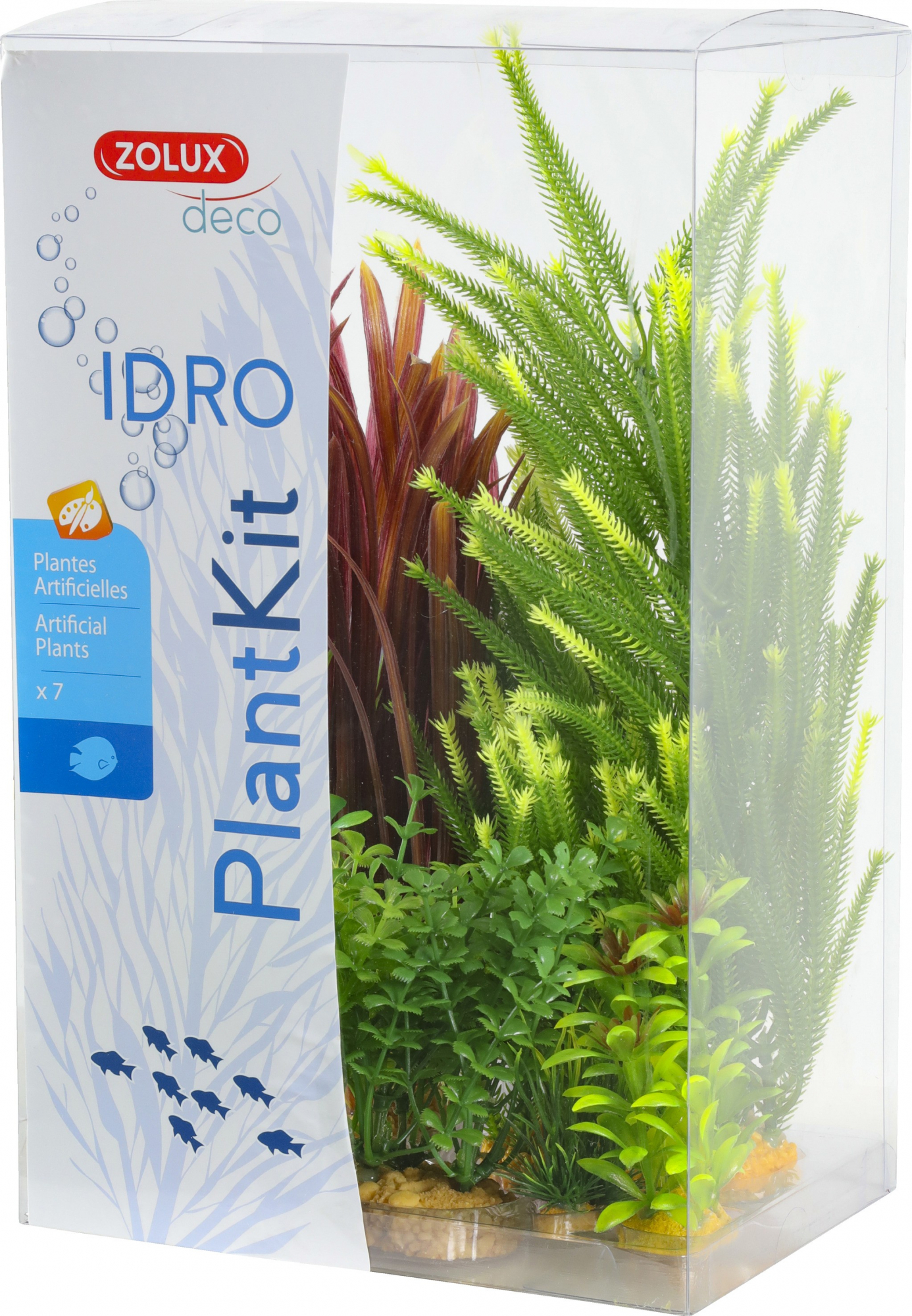 Sortiment von 7 Kunstpflanzen Plantkit IDRO - N°4